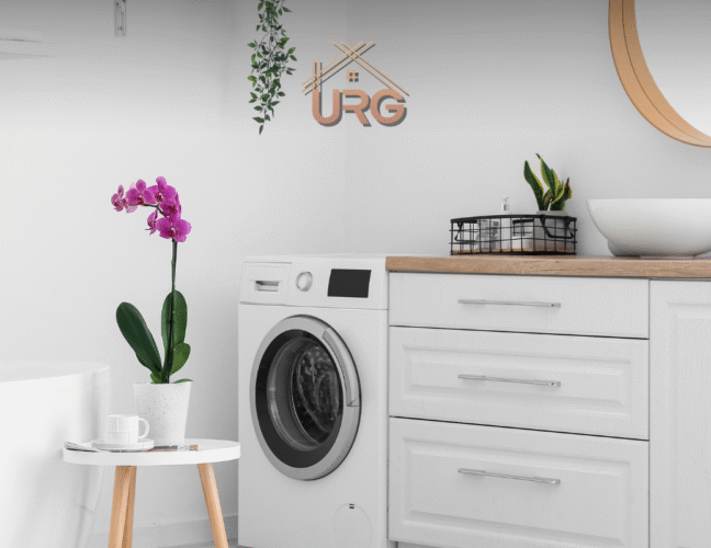 modern renovations bathroom and laundry combination in Sydney