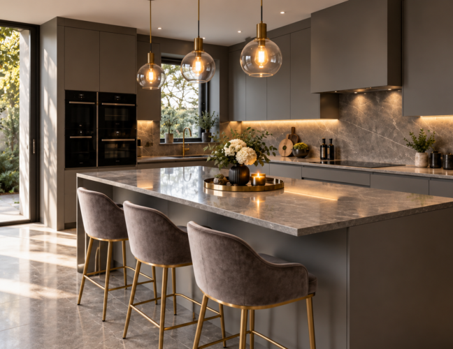 Modern kitchen as part of a staged home renovation in Sydney